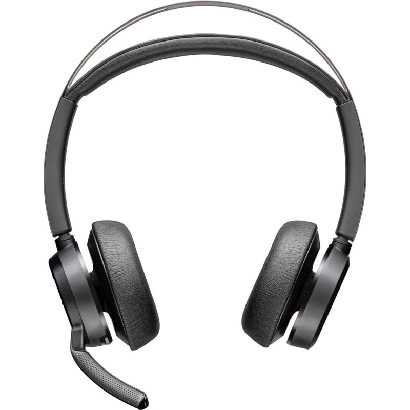 Poly Voyager Focus 2 USB-C, sort, med ladestander