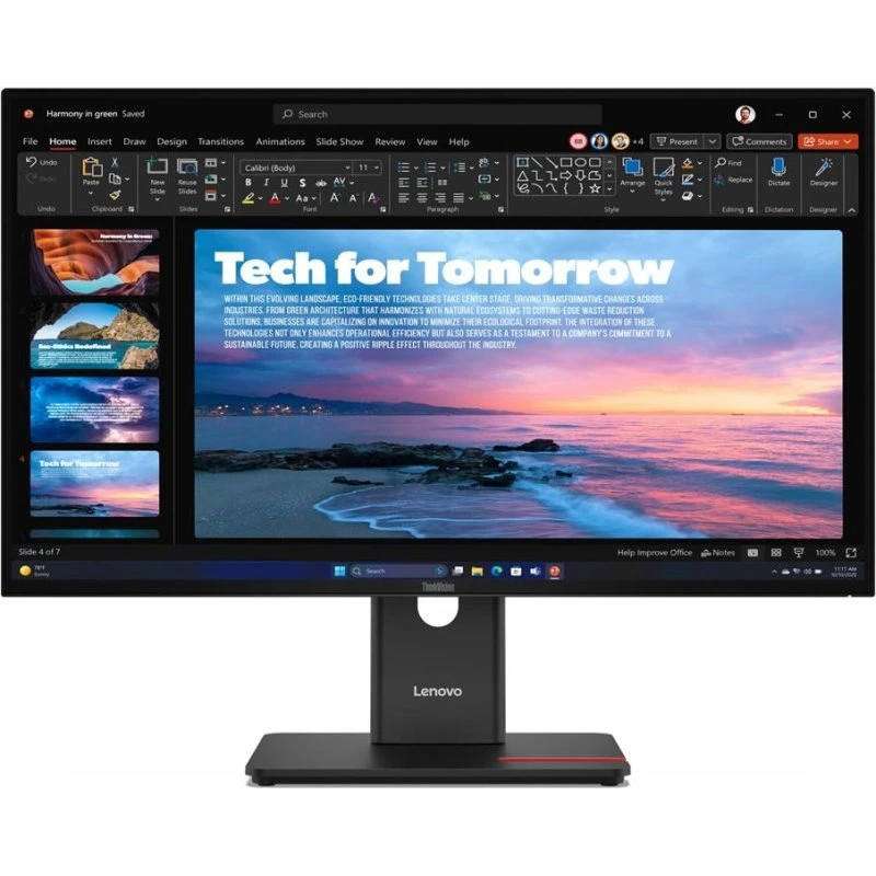 Lenovo ThinkVision T27QD-40 27" QHD IPS 120 Hz USB-C sort
