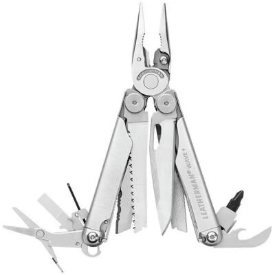 Leatherman Wave+ Plus multitool, sølv (17 værktøjer)