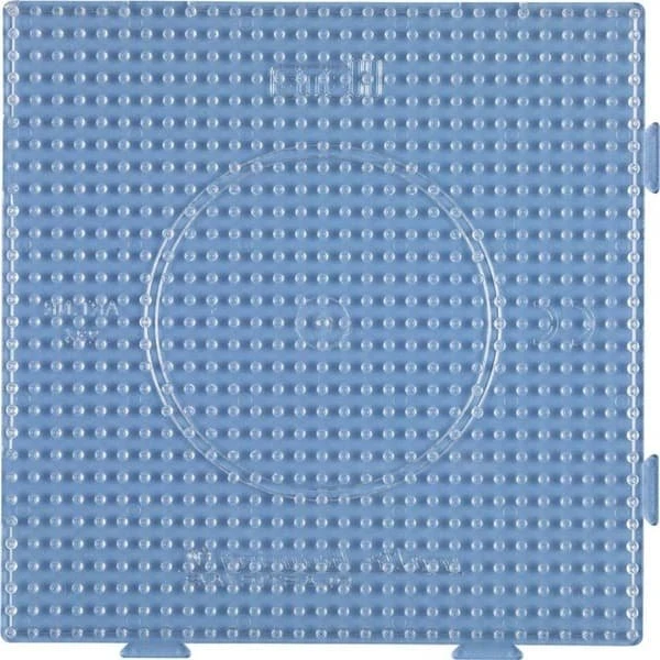 Hama Midi Pärlplatta Kvadrat, Transparent 14,5x14,5 cm
