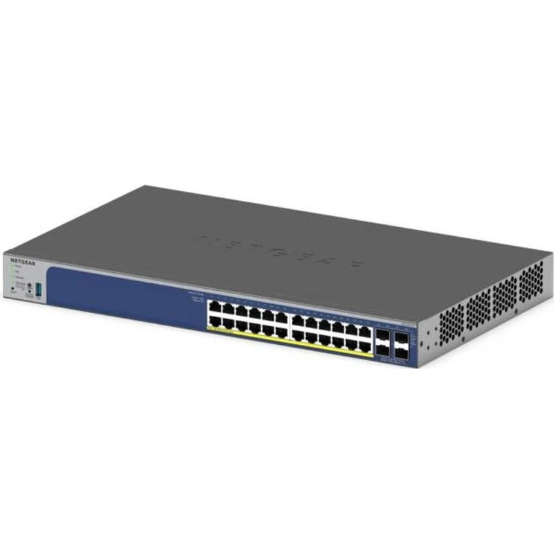 Netgear GS728TXP-300EUS 24-port Gigabit PoE+ Switch, stabelbar