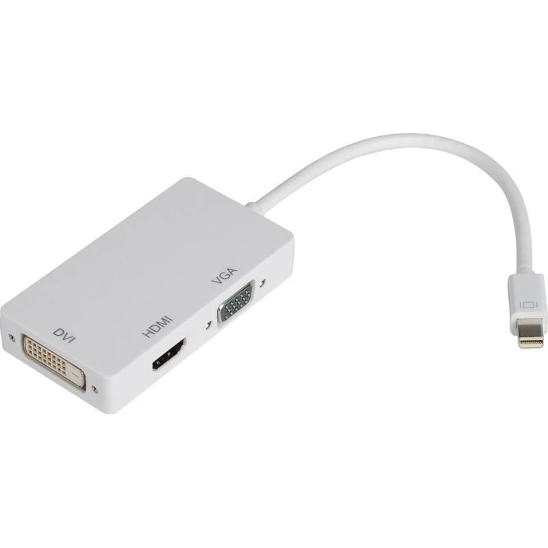 Thunderbolt / Mini DisplayPort 3-in-1 Adapter HDMI/DVI/VGA