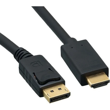 DisplayPort til HDMI - Forgyldt 1,8 m