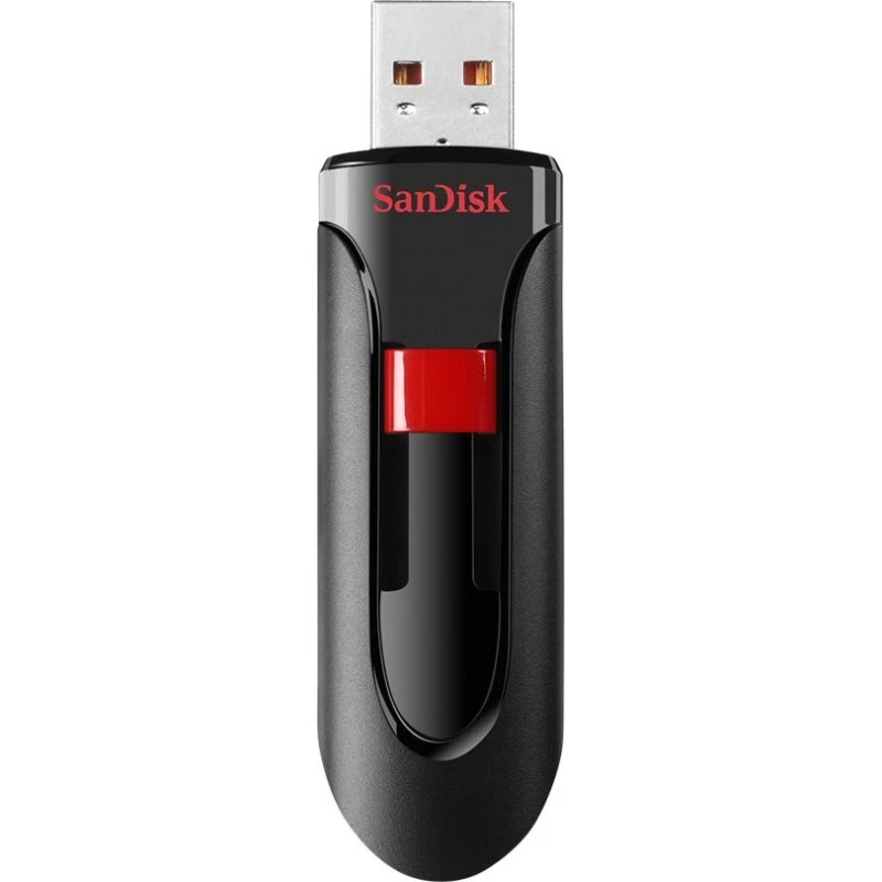 SanDisk Cruzer Glide 32GB USB 2.0, sort/rød