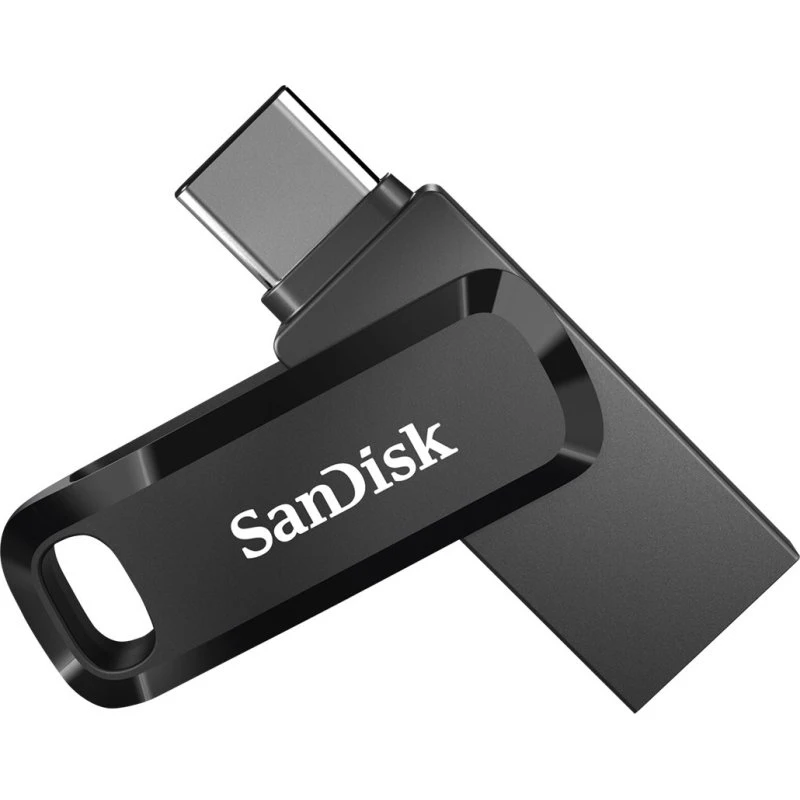 SanDisk Ultra Dual Drive Go 128 GB USB-C/USB 3.2 Gen 1 Sort