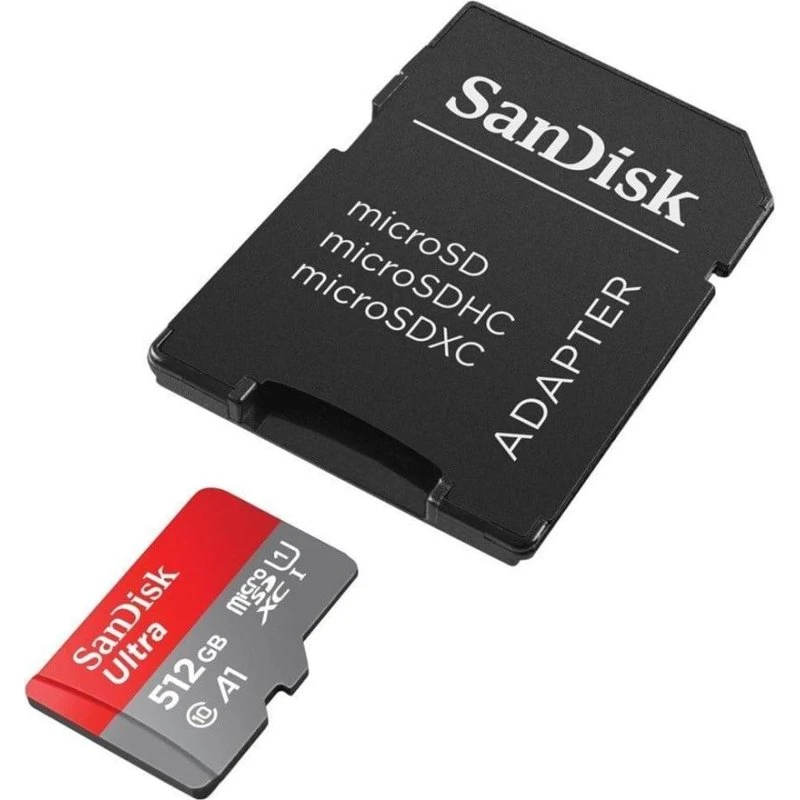 SanDisk Ultra microSDXC 512 GB med SD-adapter