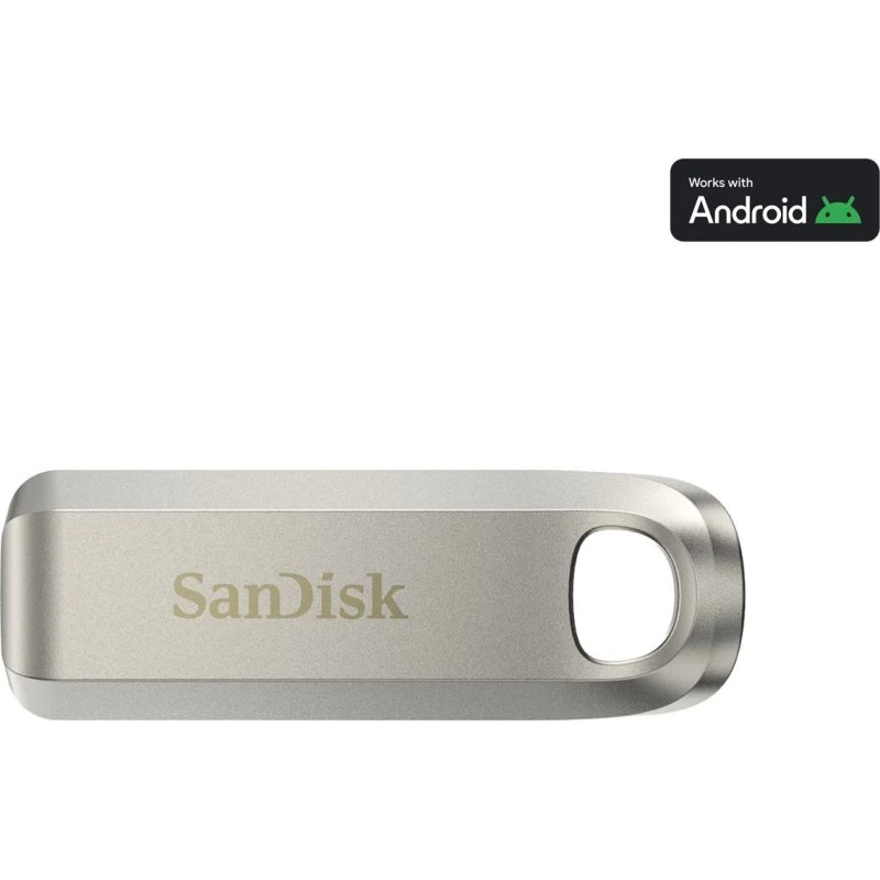 SanDisk Ultra Luxe USB-C 64GB Sølv