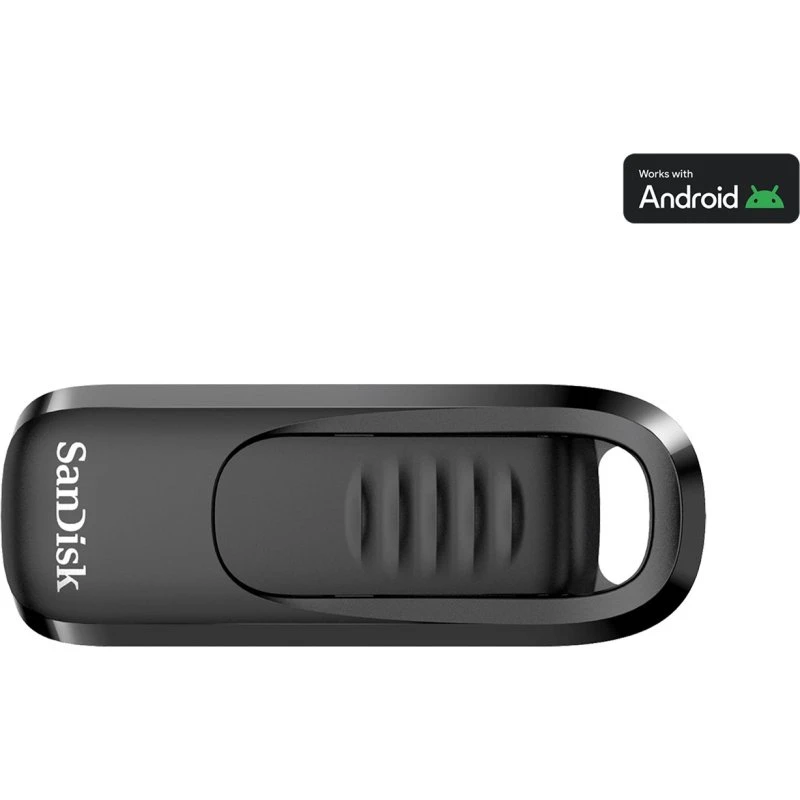 SanDisk Ultra Slider 512GB USB-C 3.2 Gen 1 Sort