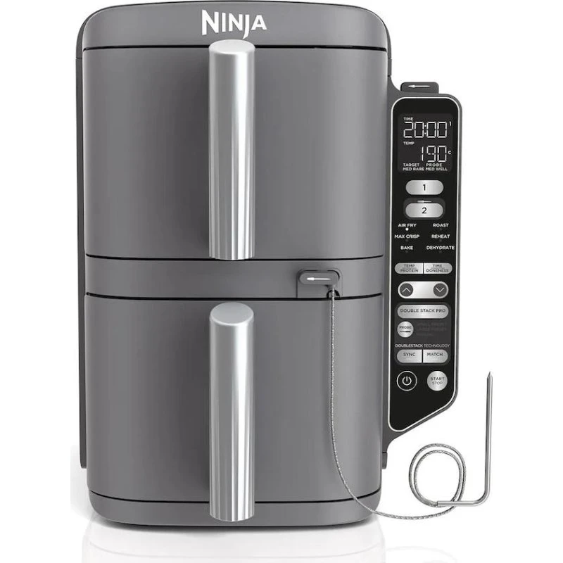 Ninja SL451EU Double Stack XL Airfryer 9,5 L Grå