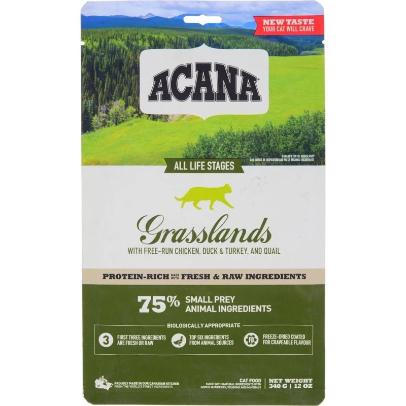Acana Grasslands Tørfoder 340g