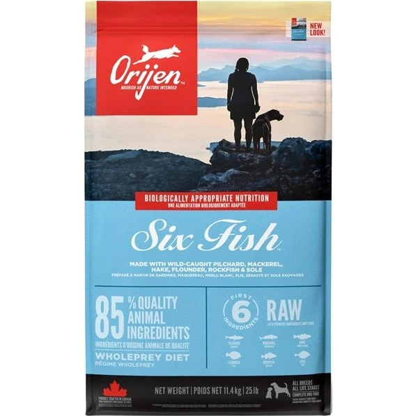 Orijen Six Fish Tørfoder 11,4 kg