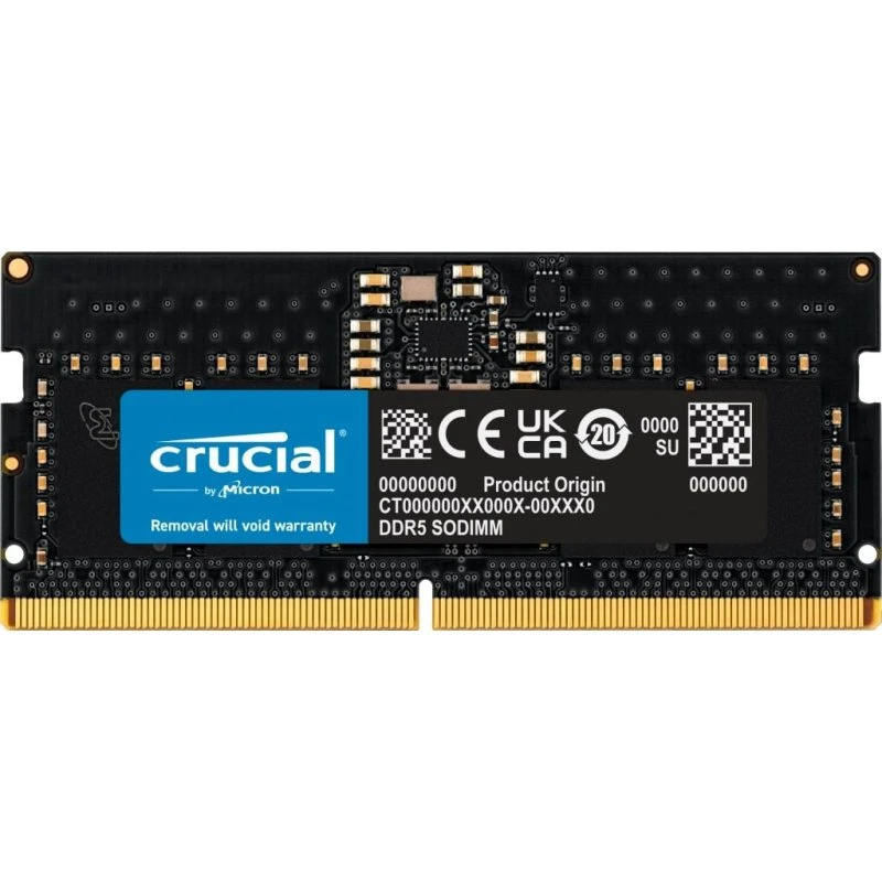 Crucial CT8G56C46S5 8GB DDR5 SODIMM ECC 5600 MHz