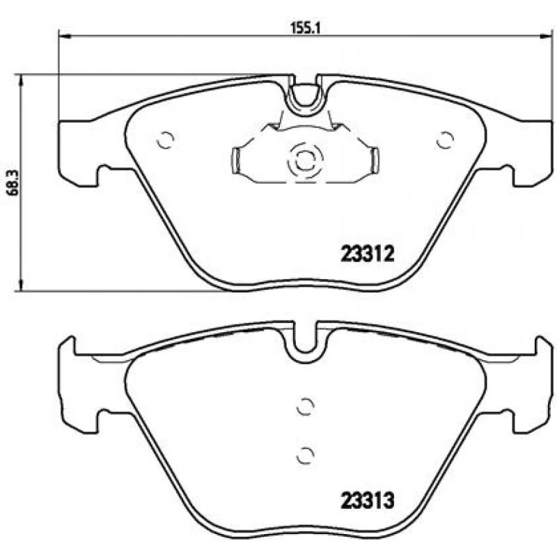 Brembo Bremseklodser P 06 054X til BMW 5, 6, 7