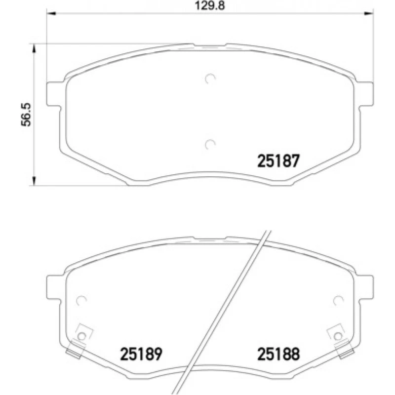 Brembo Bremseklodser P 30 055, Akselsæt, Prime-serie