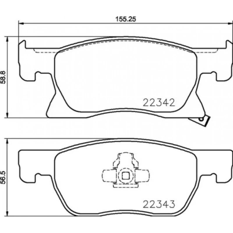 Brembo Bremseklodser P 59 092 for OPEL/Chevrolet/Vauxhall