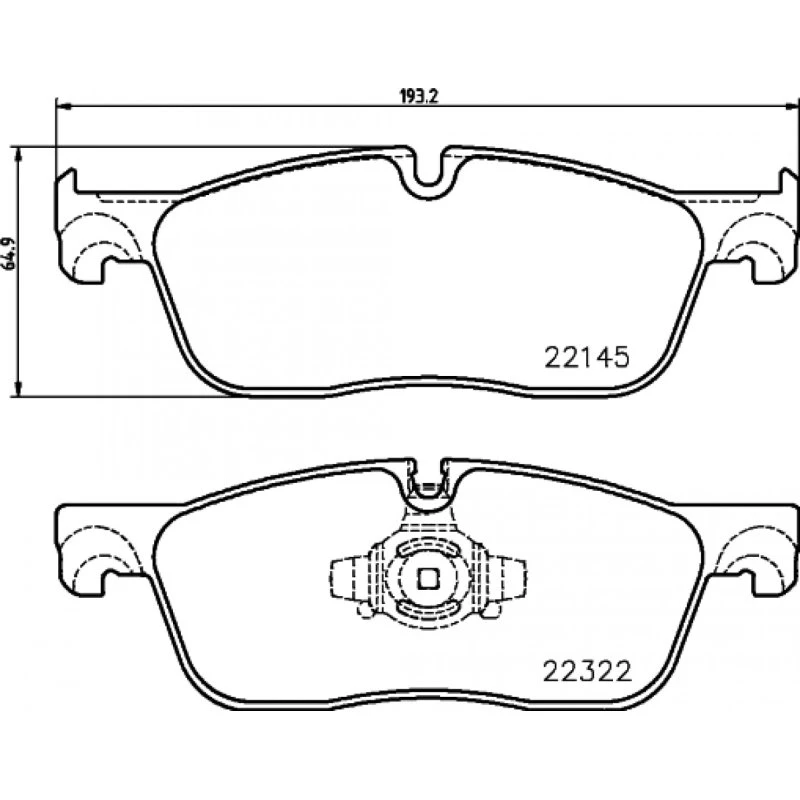 Brembo Bremseklodser P 36 035 for Jaguar Land Rover
