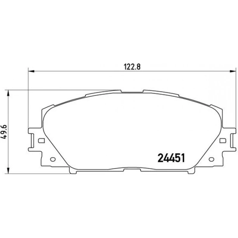 Brembo Bremseklodser P 83 106 for Toyota/Lexus (Akselsæt)