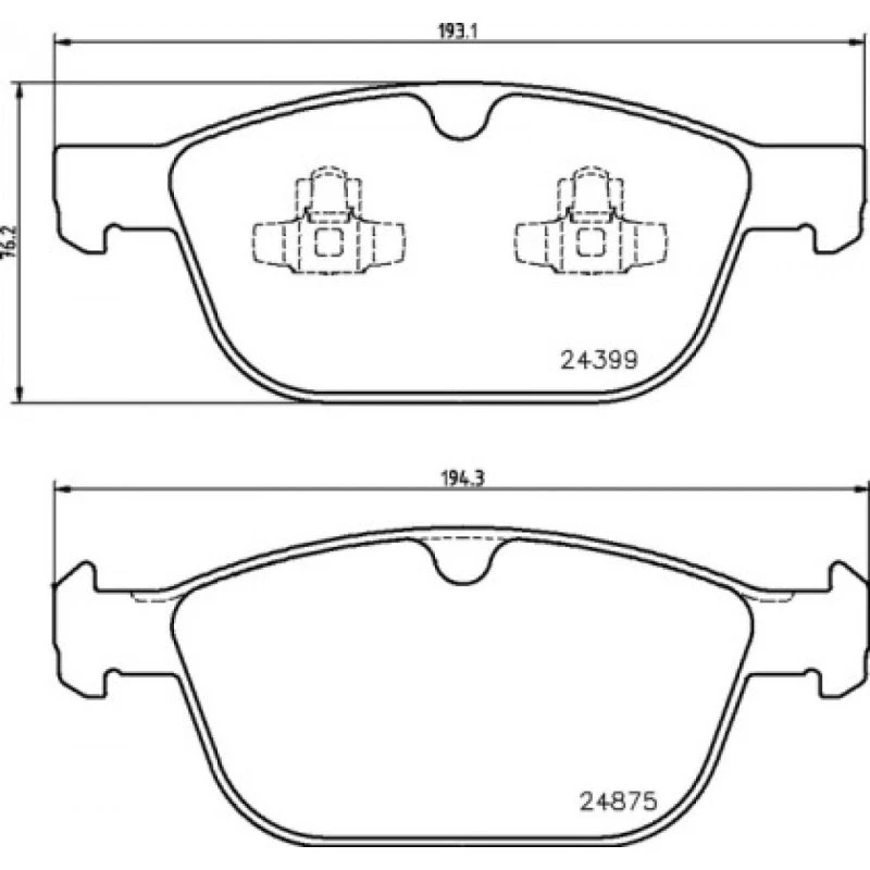 Brembo Bremseklodser P 86 023 til Volvo XC60/XC90 (Akselsæt)