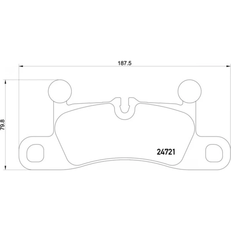 Brembo Bremseklodser P 65 027, bagaksel, til VW Touareg, Porsche Cayenne