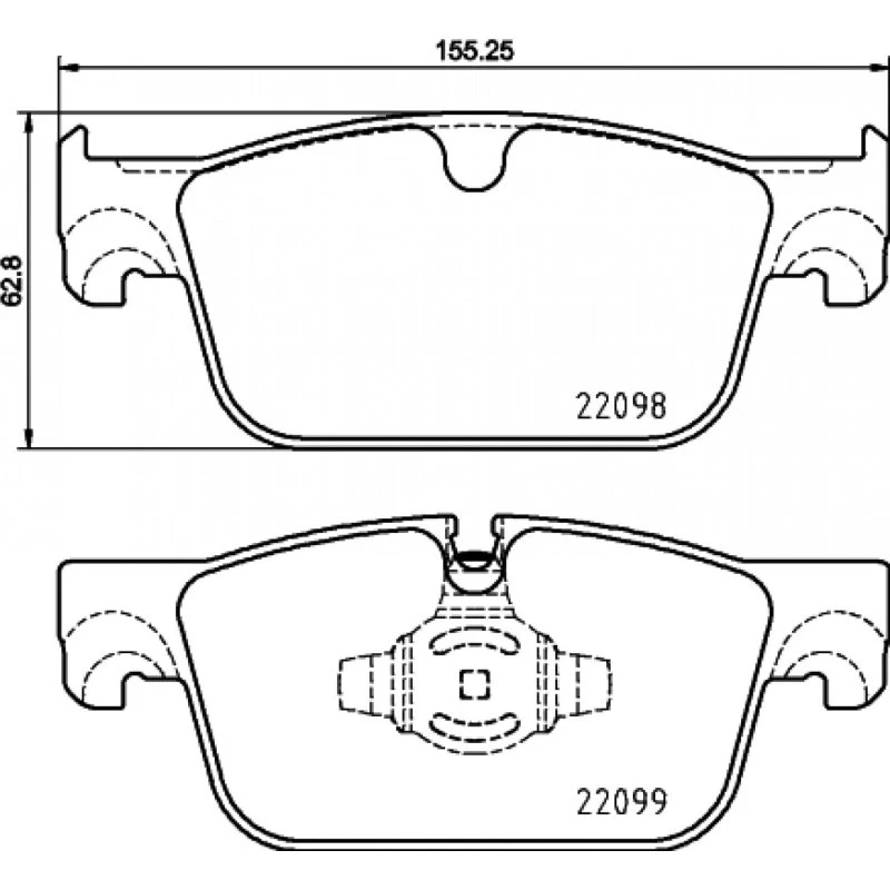 Brembo Bremseklodser P 86 028 til Volvo S60, S90, V60, XC60