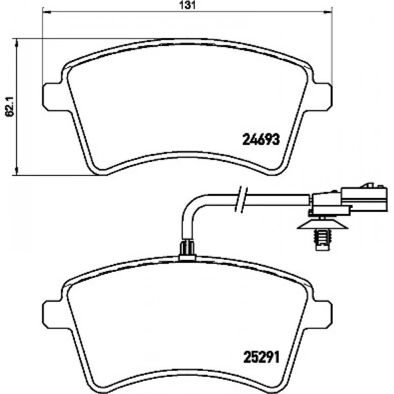 Brembo Bremseklodser P 68 058 til Renault, Nissan, Maserati