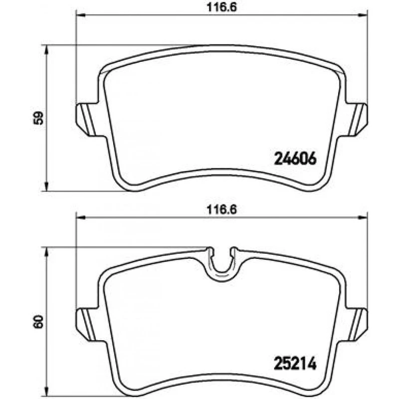 Brembo Bremseklodser P 85 118 til AUDI A6 C7/A7 Sportback
