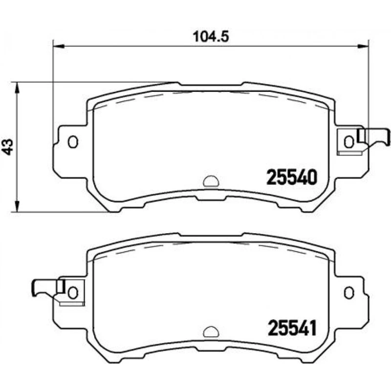 Brembo Bremseklodser P 49 047 til Mazda CX-3/CX-5 (Akselsæt)