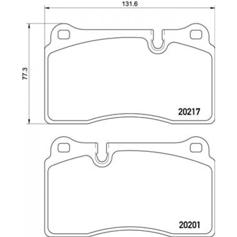 Brembo Bremseklodser P 02 002 4G432D007AA, 7G432D007AA for Aston Martin