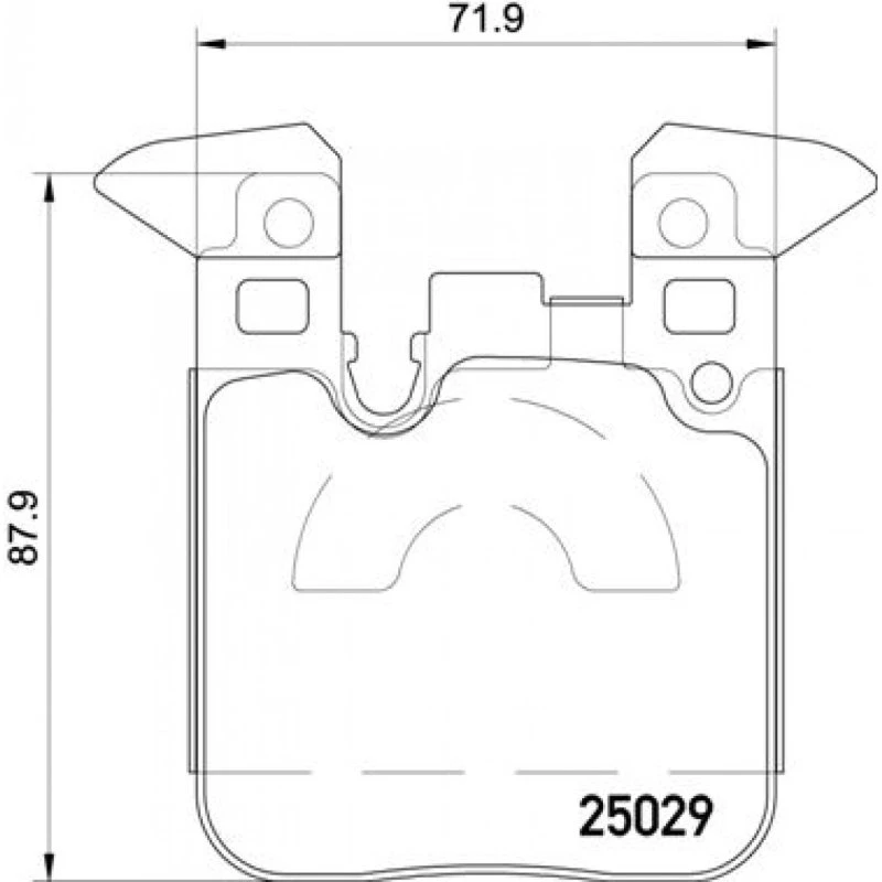 Brembo Bremseklodser P 06 087, 34212284989, bagaksel, blå