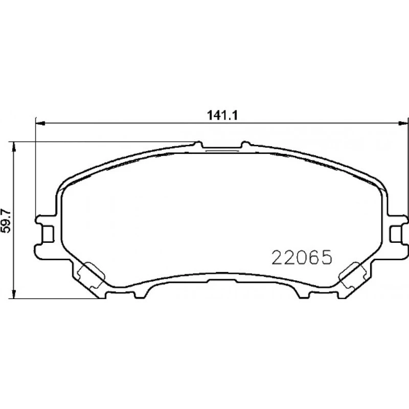 Brembo Bremseklodser P 56 100 for Renault Kadjar & Nissan Qashqai II