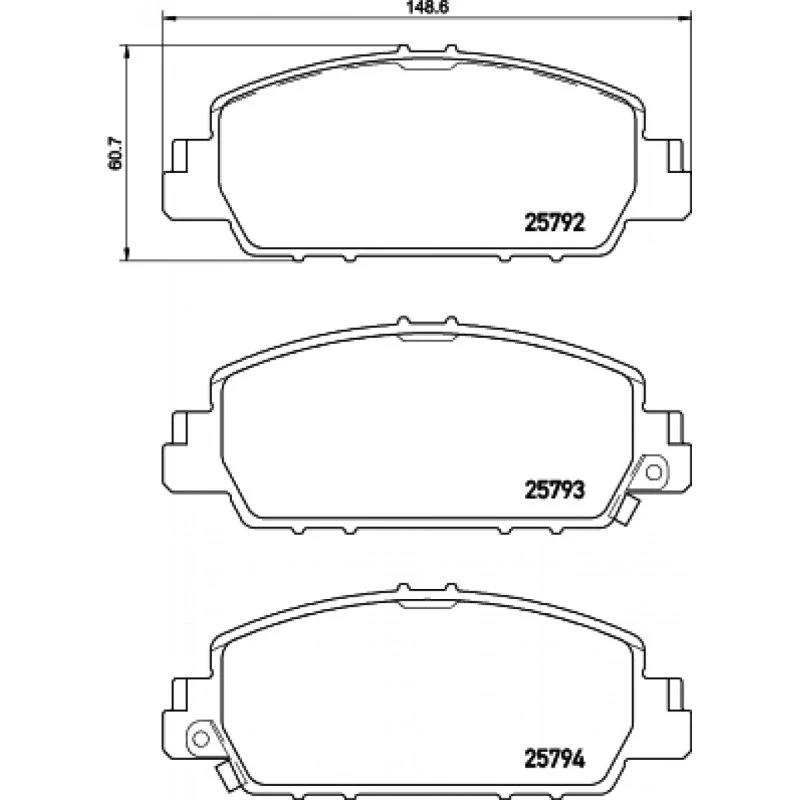 Brembo Bremseklodser P 28 077 for Honda Accord og HR-V