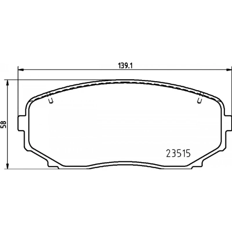 Brembo Bremseklodser P 54 060 4605B475 for Mitsubishi