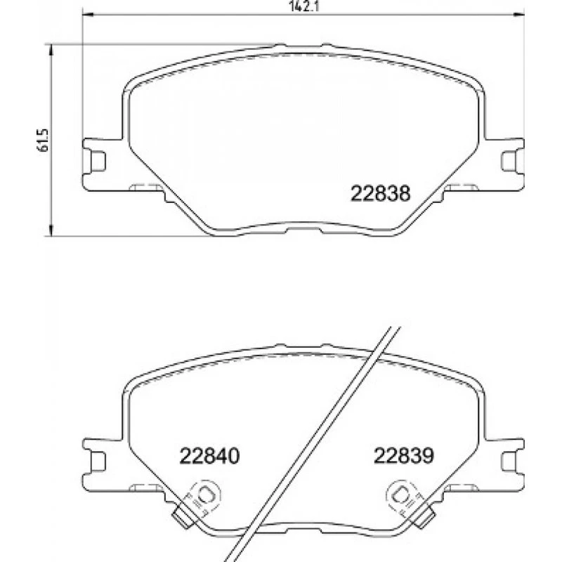 Brembo Bremseklodser P 59 096 til Opel/Vauxhall