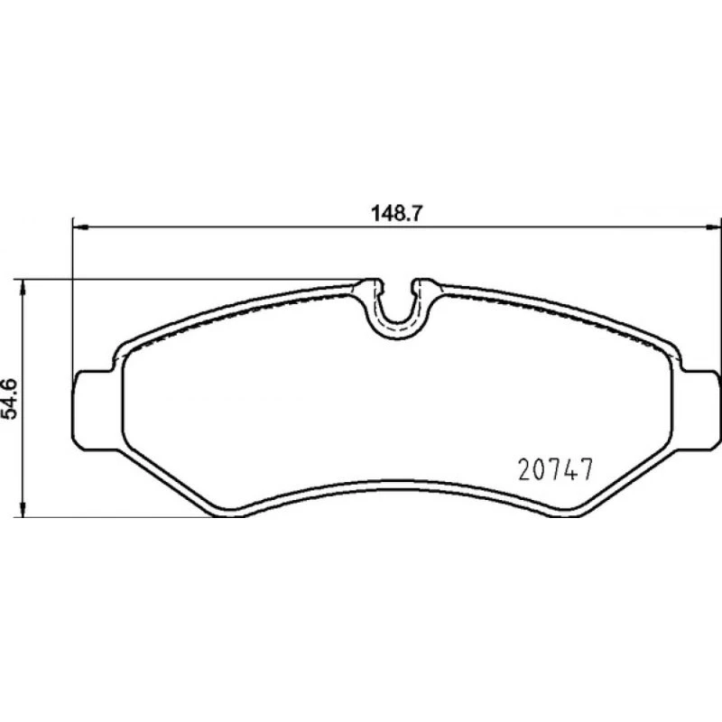 Brembo Bremseklodser P 50 155 til Mercedes-Benz Sprinter