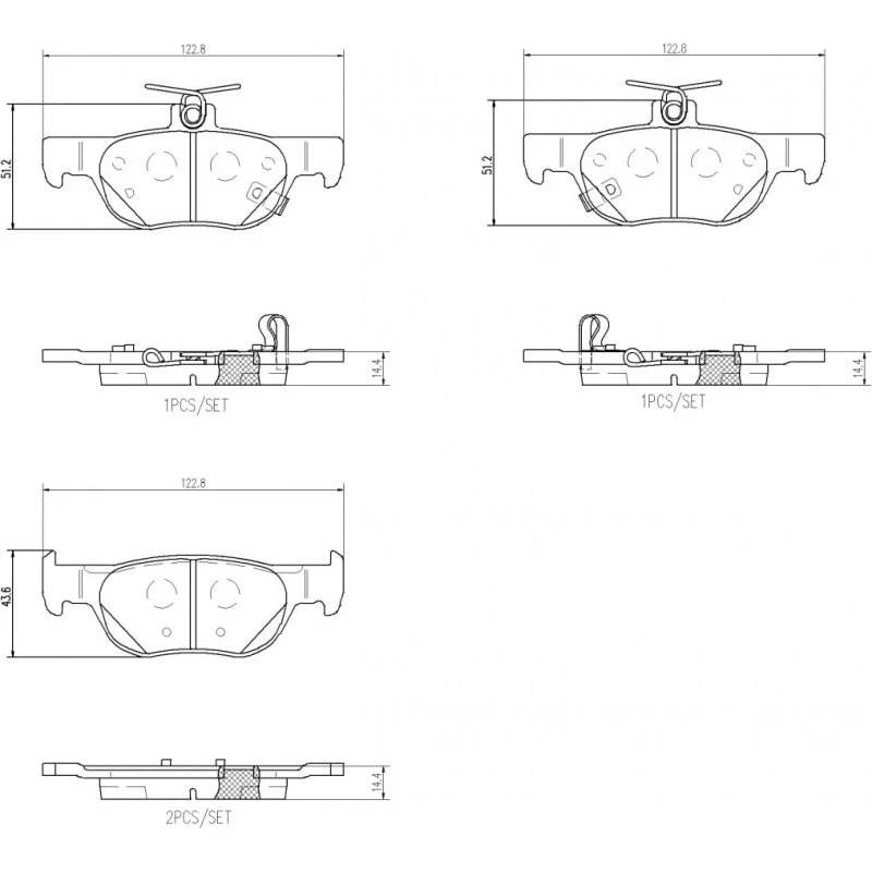 Brembo Bremseklodser P 49 064 til Mazda 3, CX-30, MX-30