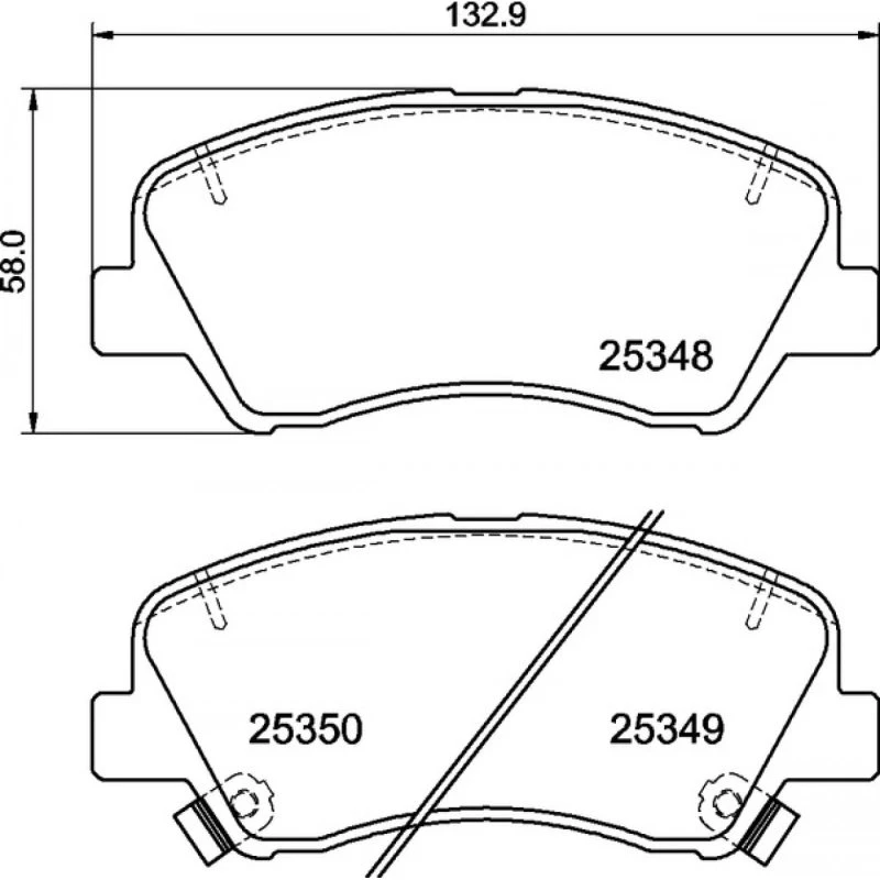 Brembo Bremseklodser P 30 122 for Hyundai & Kia