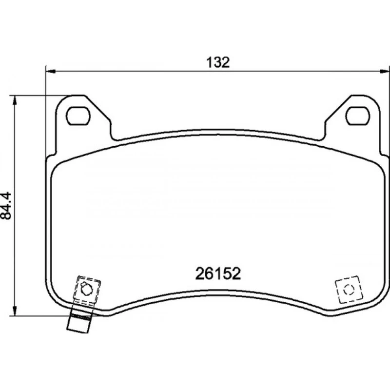 Brembo P 09 029 Bremseklodser til Tesla Model 3/Y