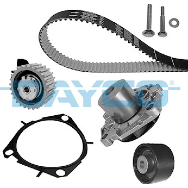 DAYCO Vandpumpe + Tandremssæt KTBWP7610 for OPEL, FIAT, SUZUKI
