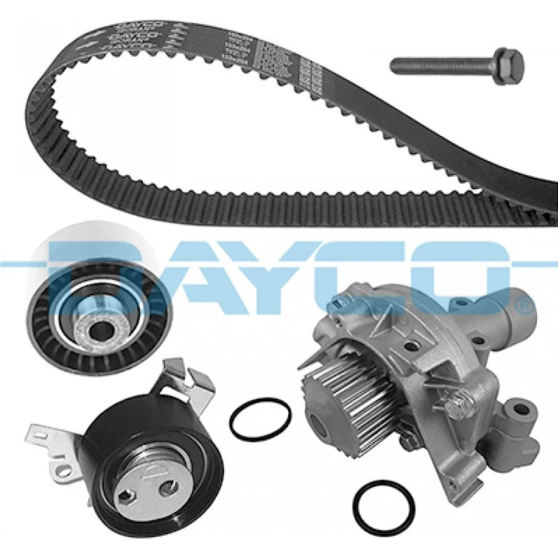 DAYCO KTBWP3442 Vandpumpe + Tandremssæt for FIAT, PEUGEOT, CITROËN