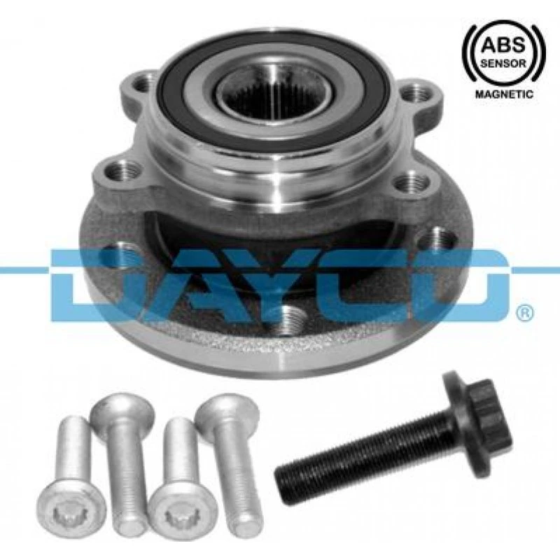 DAYCO KWD1001 Hjullejesæt med ABS-sensor for VW, AUDI, SKODA