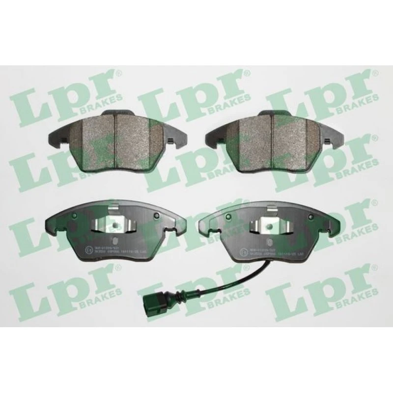 LPR 05P866 Bremseklodser til AUDI, SEAT, SKODA, VW