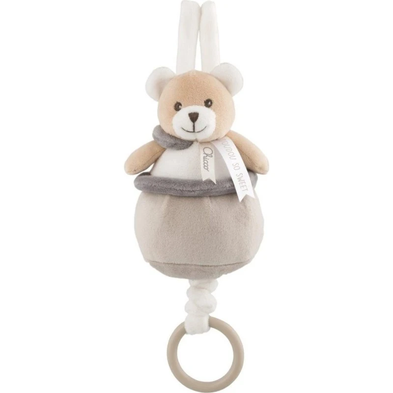 Chicco Teddy Bear Musikboks – Blød musikboks med stropper