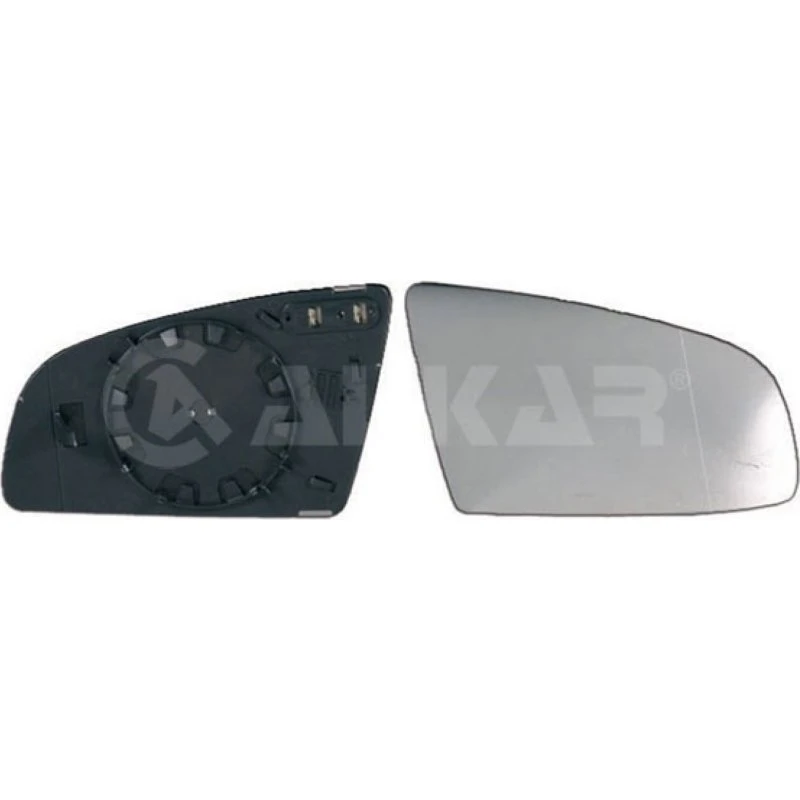 ALKAR 6402525 Spejlglas, udvendigt, til AUDI A4 B6/B7