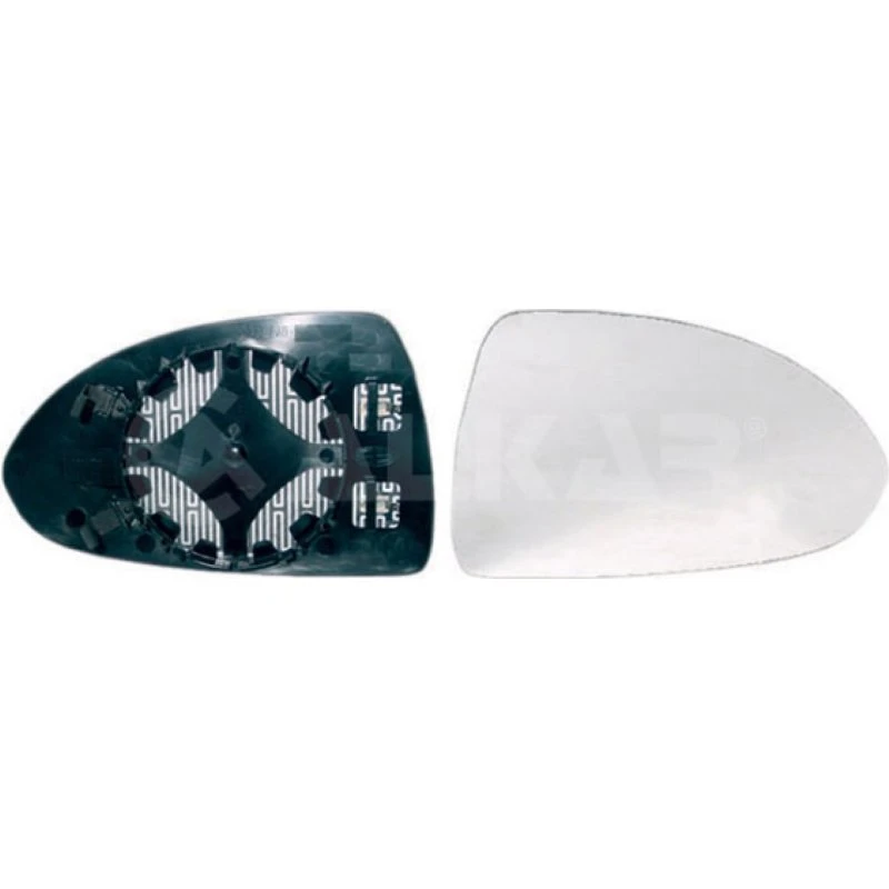 ALKAR Spejlglas 6472424, udvendigt, opvarmet, til OPEL Corsa D/E