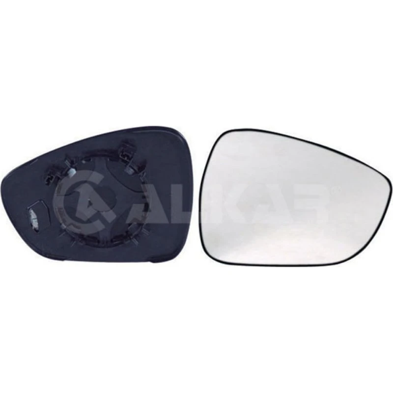 ALKAR 6432862 Udvidet Spejlglas, Højre, Til CITROËN, PEUGEOT, DS