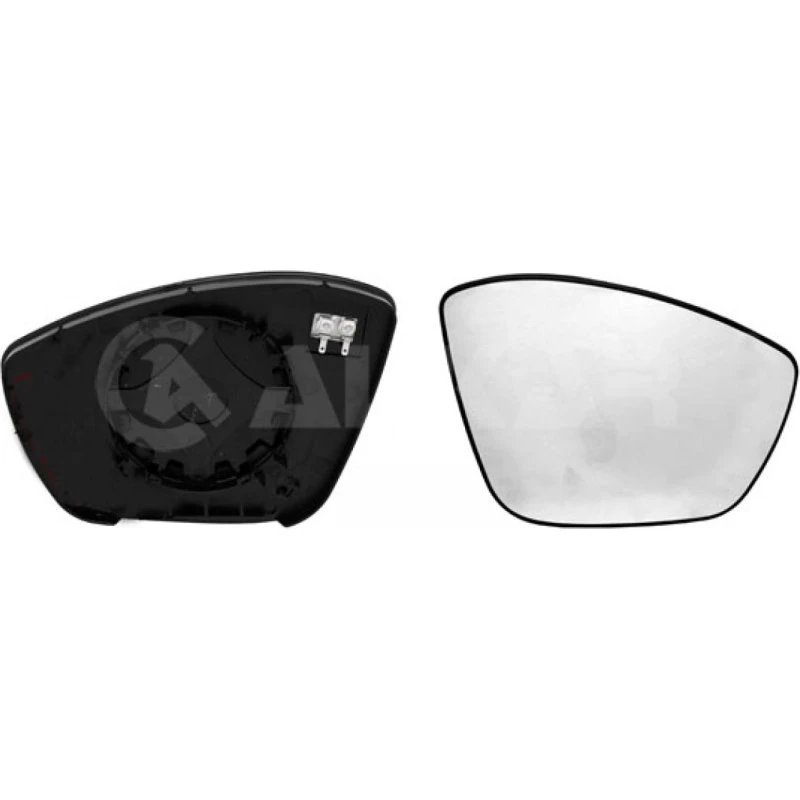 ALKAR Spejlglas 6435881, udvendig, opvarmet, til CITROËN, PEUGEOT, OPEL