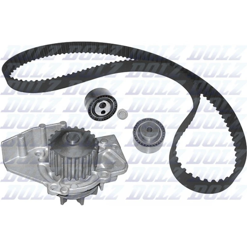 DOLZ KD008 Vandpumpe + Tandremssæt for FIAT, PEUGEOT, CITROËN