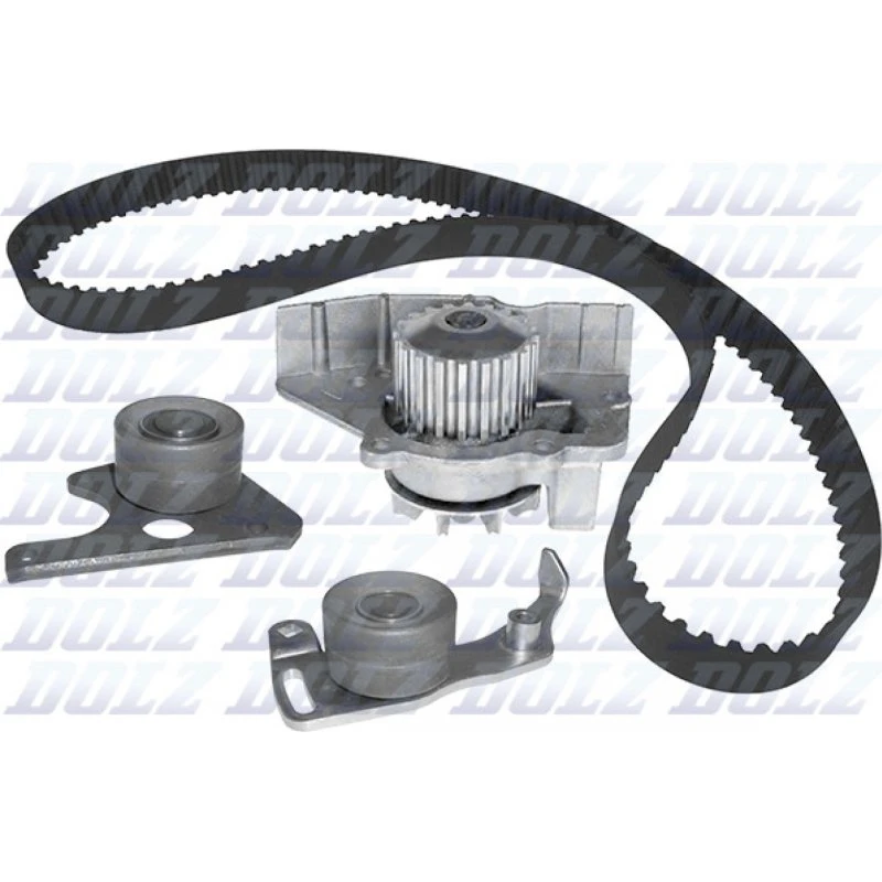 DOLZ KD012 Vandpumpe + Tandremssæt for FIAT, HYUNDAI, PEUGEOT
