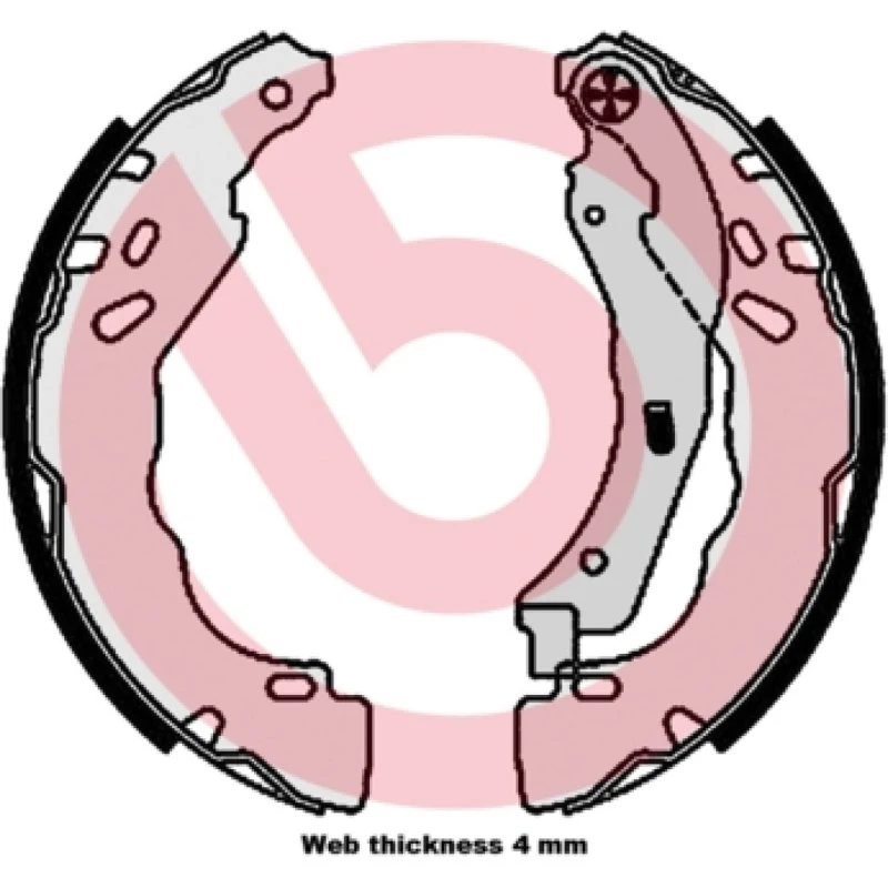 Brembo Bremsebakkesæt S 61 544 til Citroën, Peugeot, Opel