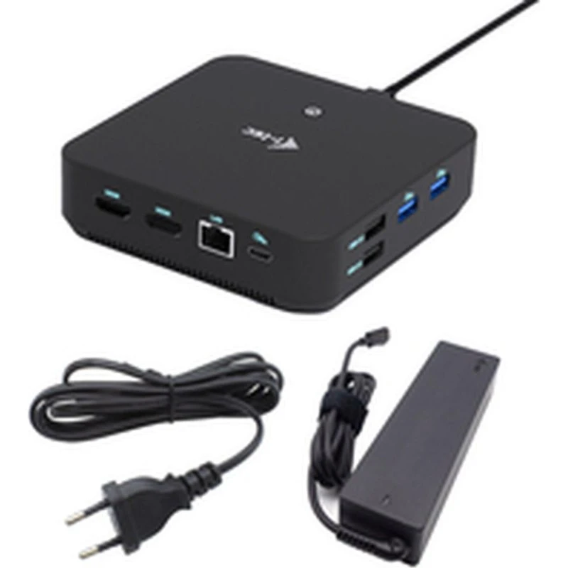 I-Tec C31TRIVIDPRO100W USB-C Dockinghub, Sort, 100 W